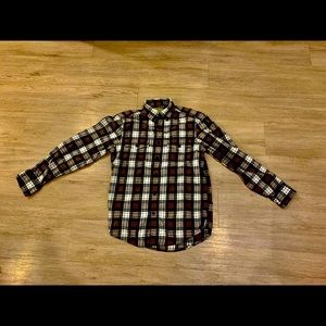 Flannel shirt women’s plaid Sonoma small